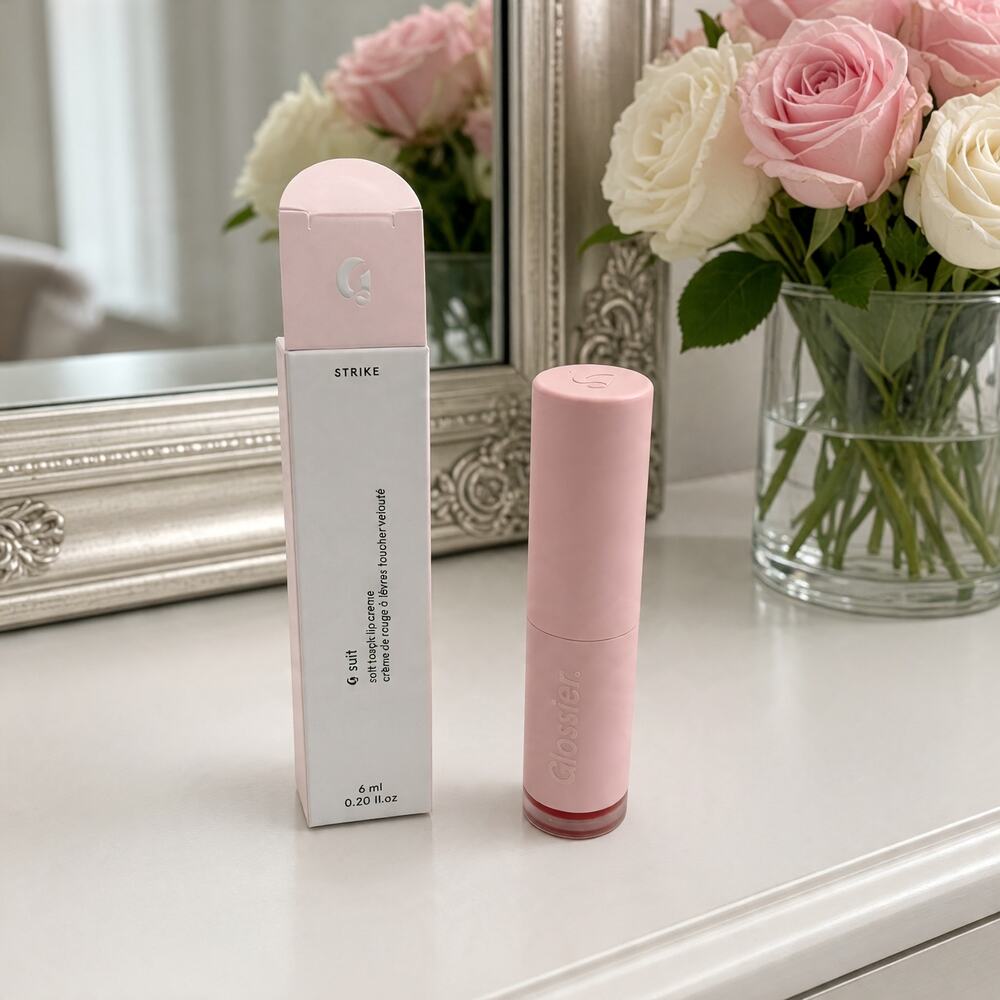 Glossier G Suit Soft Touch Lip Creme Strike